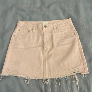 Boyish Denim Mini Skirt